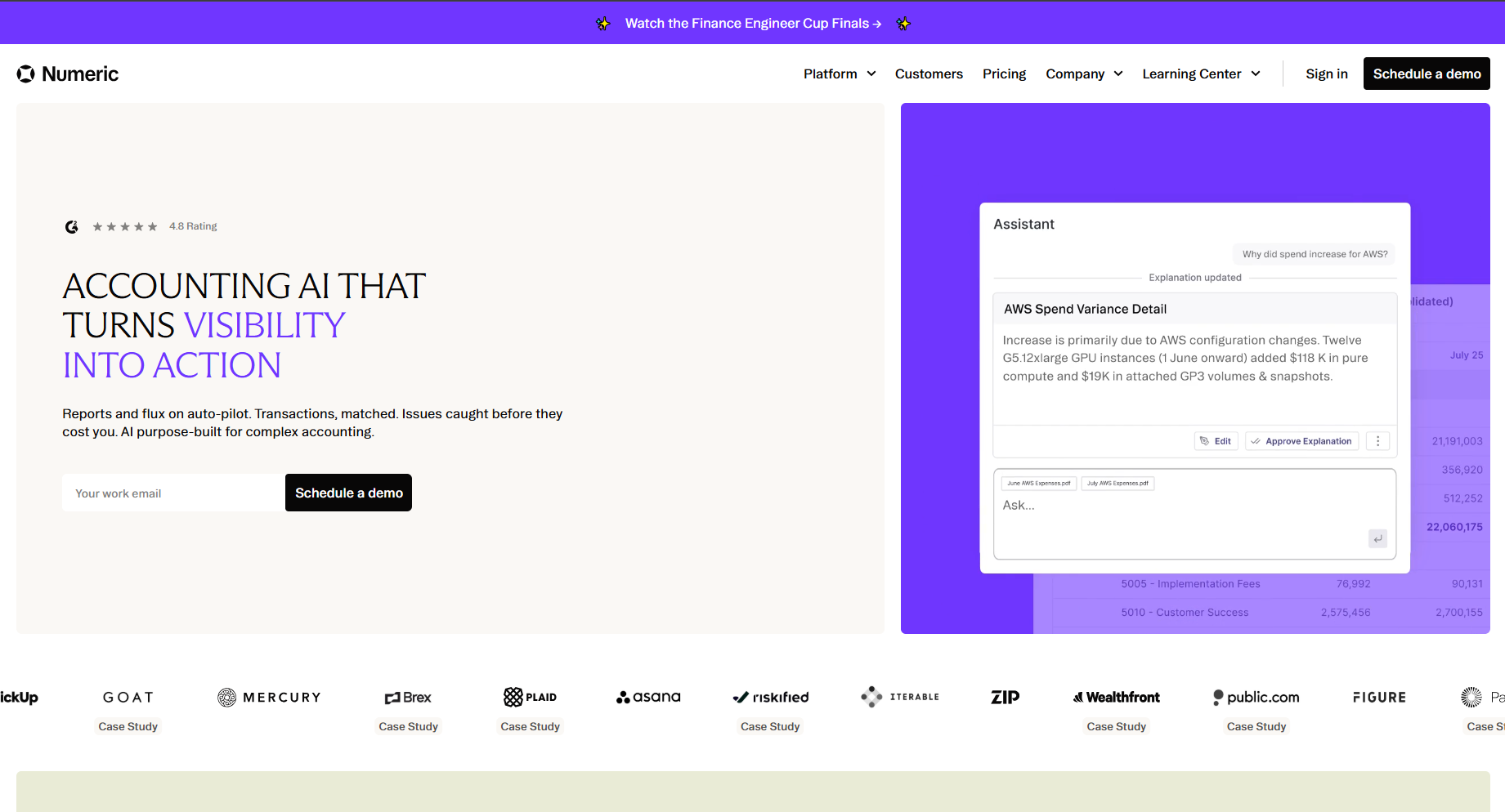 Numeric project preview
