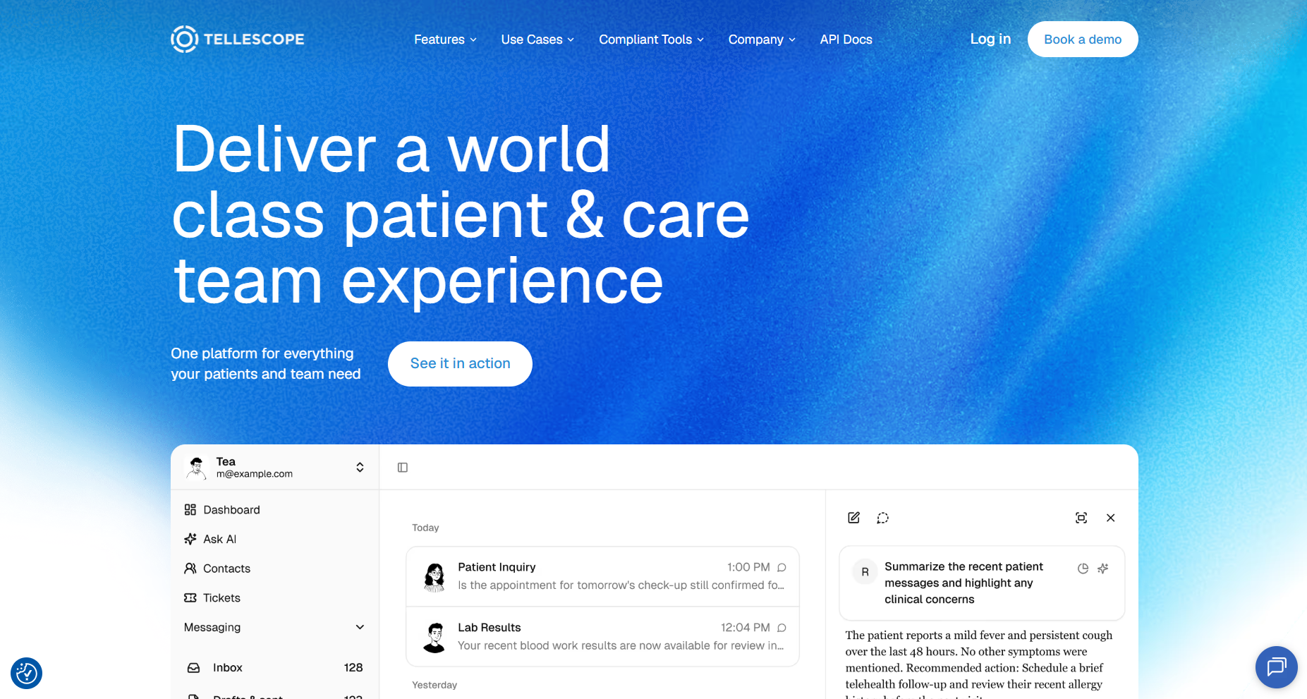 Tellescope project preview