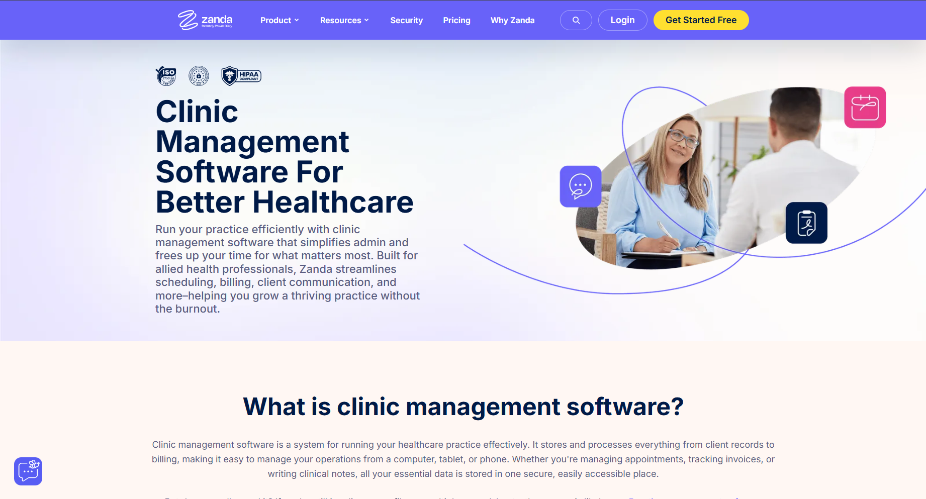 Zanda Health project preview